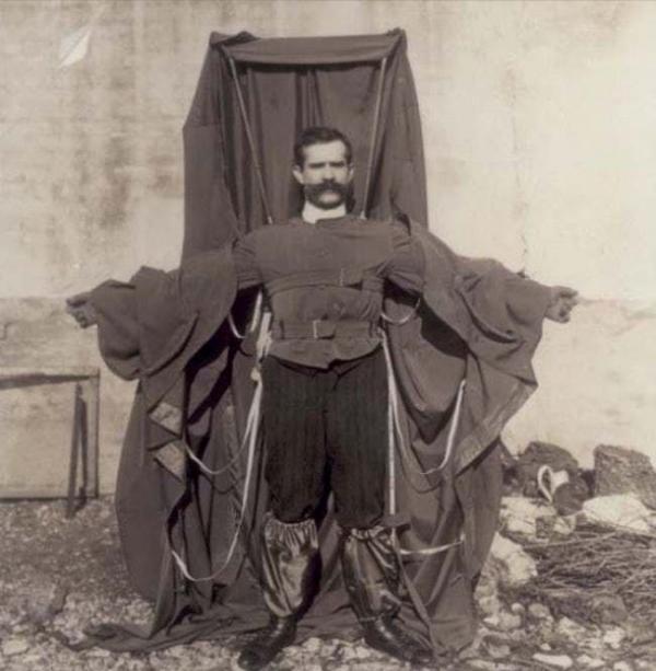 franz reichelt 1912 death by parachute coat photo u1