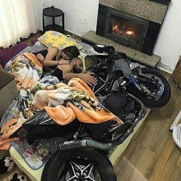 wierd bike bed