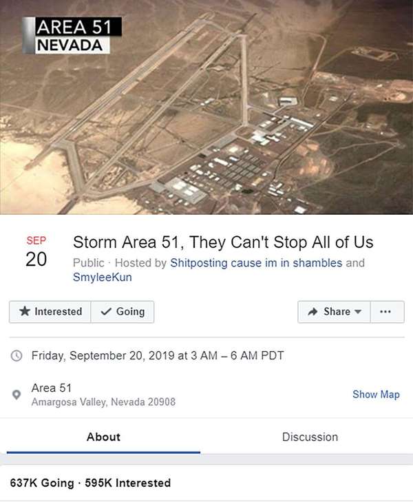 Cập nhật Storm Area 51: Thêm 3 người bị bắt và trở thành cảm hứng cho một bộ phim 'nóng'