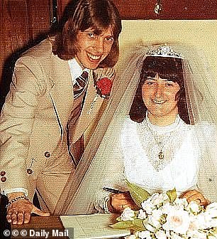 He wed bride number three, Lesley, in 1976