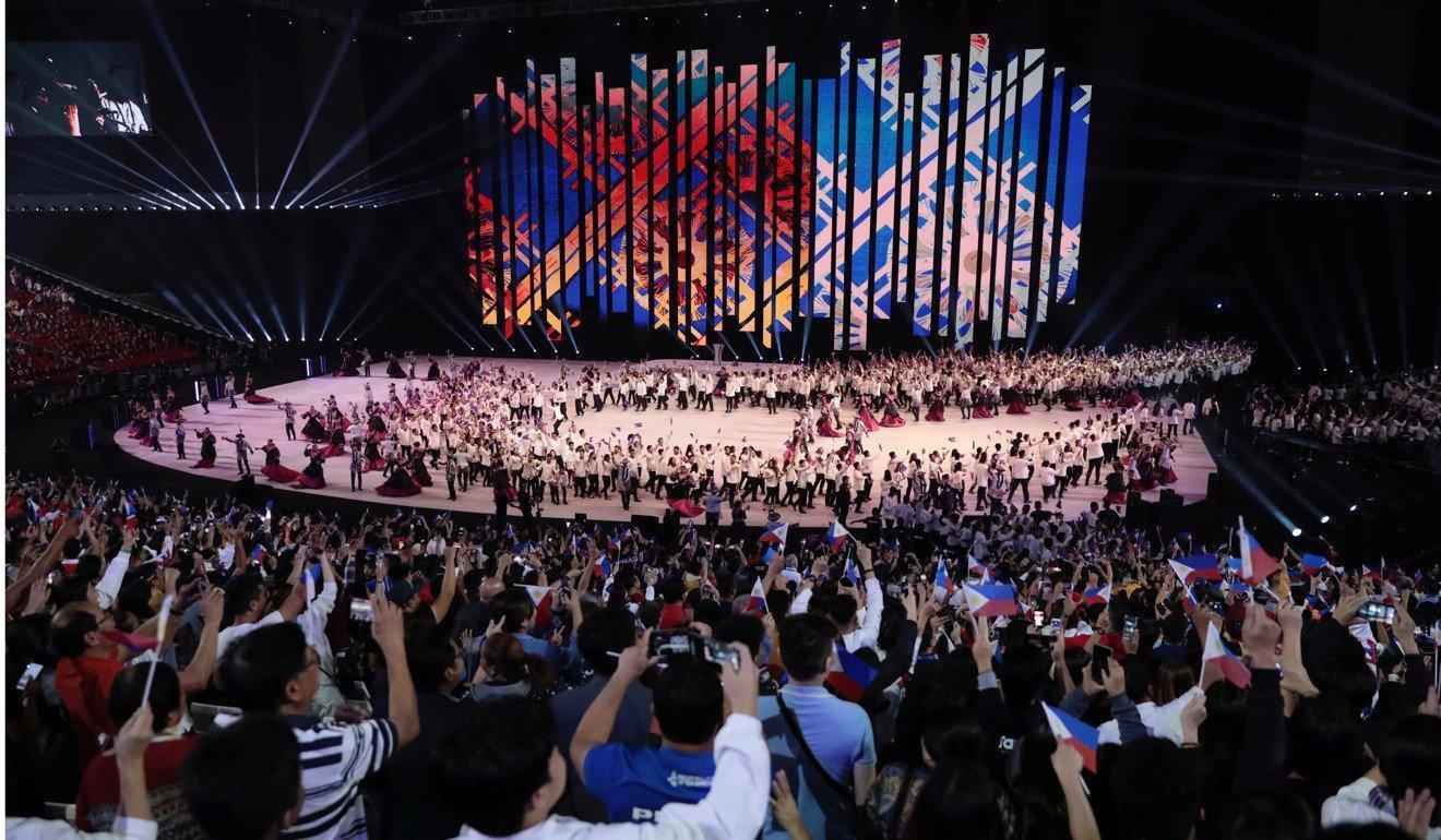 The Southeast Asian Games opening ceremony in Bocaue, Philippines. Photo: Reuters
