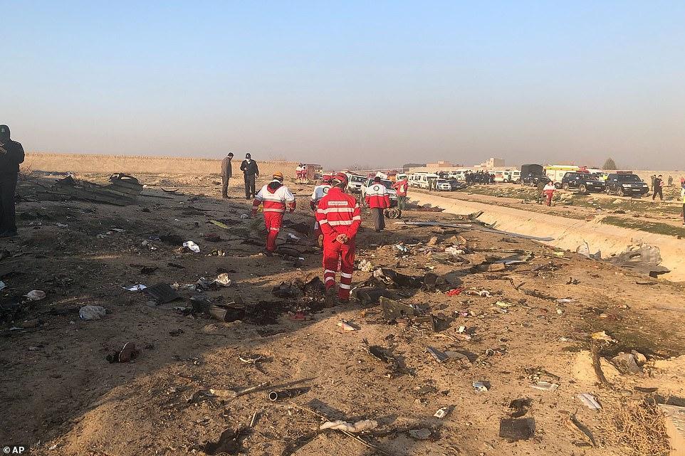 Iranian Red Crescent’s Relief and Rescue Organization said it was impossible for there to be any survivors