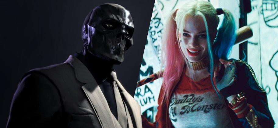 Image result for black mask and harley quinn