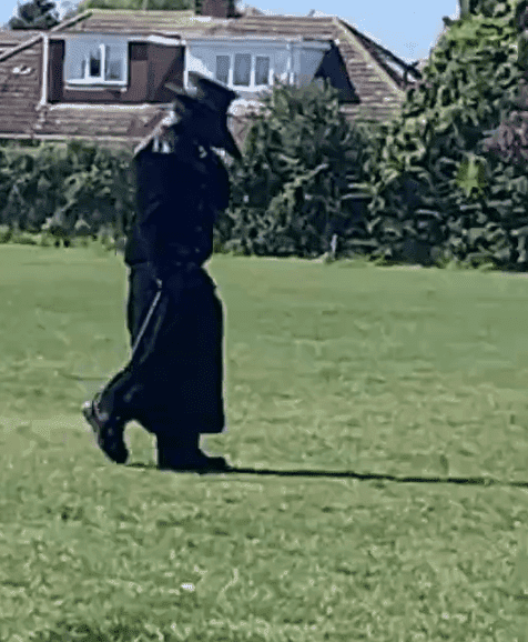 Police Hunting Man Seen Creeping Round Village In Plague Doctor Outfit